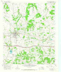 Mount Vernon Texas Historical topographic map, 1:24000 scale, 7.5 X 7.5 Minute, Year 1964