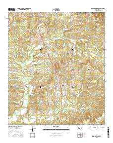 Mount Enterprise Texas Current topographic map, 1:24000 scale, 7.5 X 7.5 Minute, Year 2016