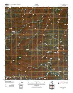 Mount Locke Texas Historical topographic map, 1:24000 scale, 7.5 X 7.5 Minute, Year 2010
