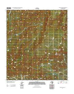 Mount Locke Texas Historical topographic map, 1:24000 scale, 7.5 X 7.5 Minute, Year 2012
