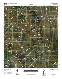 Mount Olive Texas Historical topographic map, 1:24000 scale, 7.5 X 7.5 Minute, Year 2010