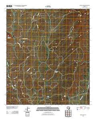 Mount Ord Texas Historical topographic map, 1:24000 scale, 7.5 X 7.5 Minute, Year 2010