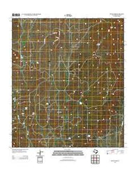 Mount Ord Texas Historical topographic map, 1:24000 scale, 7.5 X 7.5 Minute, Year 2012