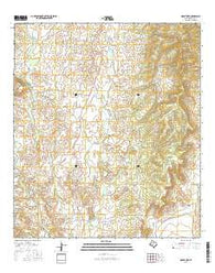 Mount Ord Texas Current topographic map, 1:24000 scale, 7.5 X 7.5 Minute, Year 2016