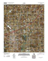 Mount Pleasant Texas Historical topographic map, 1:24000 scale, 7.5 X 7.5 Minute, Year 2010