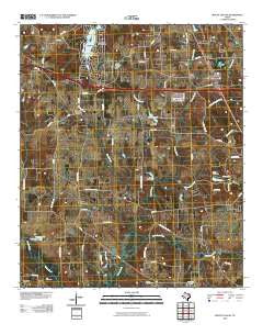 Mount Sylvan Texas Historical topographic map, 1:24000 scale, 7.5 X 7.5 Minute, Year 2010
