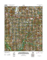 Mount Sylvan Texas Historical topographic map, 1:24000 scale, 7.5 X 7.5 Minute, Year 2012