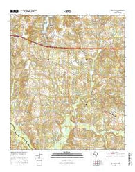 Mount Sylvan Texas Current topographic map, 1:24000 scale, 7.5 X 7.5 Minute, Year 2016