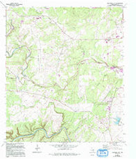 Mountain City Texas Historical topographic map, 1:24000 scale, 7.5 X 7.5 Minute, Year 1968