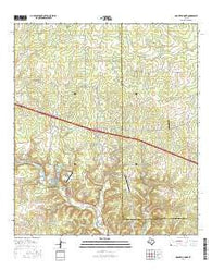 Mountain Home Texas Current topographic map, 1:24000 scale, 7.5 X 7.5 Minute, Year 2016