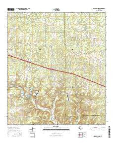Mountain Home Texas Current topographic map, 1:24000 scale, 7.5 X 7.5 Minute, Year 2016