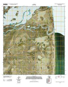 Mouth of Rio Grande Texas Historical topographic map, 1:24000 scale, 7.5 X 7.5 Minute, Year 2010