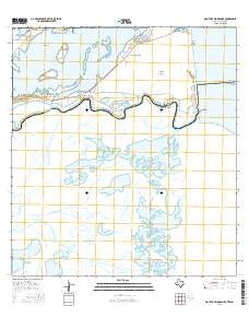 Mouth of Rio Grande Texas Current topographic map, 1:24000 scale, 7.5 X 7.5 Minute, Year 2016