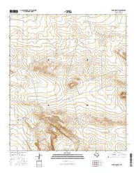 Movie Mountain Texas Current topographic map, 1:24000 scale, 7.5 X 7.5 Minute, Year 2016