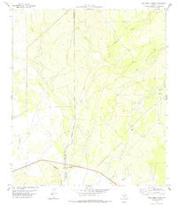 Mud Creek North Texas Historical topographic map, 1:24000 scale, 7.5 X 7.5 Minute, Year 1978