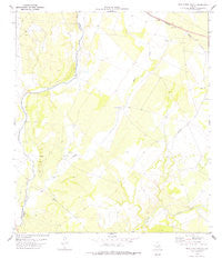 Mud Creek South Texas Historical topographic map, 1:24000 scale, 7.5 X 7.5 Minute, Year 1978