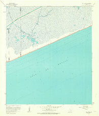 Mud Lake Texas Historical topographic map, 1:24000 scale, 7.5 X 7.5 Minute, Year 1961