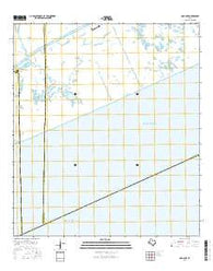 Mud Lake Texas Current topographic map, 1:24000 scale, 7.5 X 7.5 Minute, Year 2016