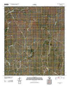 Mud Springs Texas Historical topographic map, 1:24000 scale, 7.5 X 7.5 Minute, Year 2010