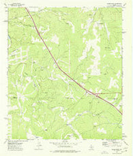 Mudge Draw Texas Historical topographic map, 1:24000 scale, 7.5 X 7.5 Minute, Year 1974