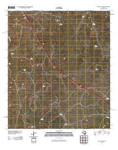 Mudge Draw Texas Historical topographic map, 1:24000 scale, 7.5 X 7.5 Minute, Year 2010