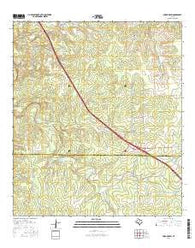 Mudge Draw Texas Current topographic map, 1:24000 scale, 7.5 X 7.5 Minute, Year 2016