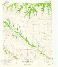 Muenster East Texas Historical topographic map, 1:24000 scale, 7.5 X 7.5 Minute, Year 1961