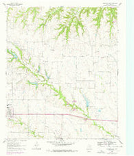 Muenster East Texas Historical topographic map, 1:24000 scale, 7.5 X 7.5 Minute, Year 1961