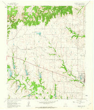 Muenster West Texas Historical topographic map, 1:24000 scale, 7.5 X 7.5 Minute, Year 1961