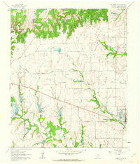 Muenster West Texas Historical topographic map, 1:24000 scale, 7.5 X 7.5 Minute, Year 1961