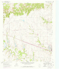 Muenster West Texas Historical topographic map, 1:24000 scale, 7.5 X 7.5 Minute, Year 1961
