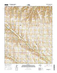 Muenster East Texas Current topographic map, 1:24000 scale, 7.5 X 7.5 Minute, Year 2016