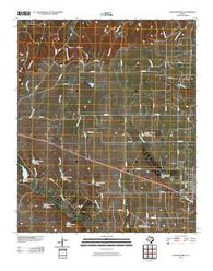 Muenster West Texas Historical topographic map, 1:24000 scale, 7.5 X 7.5 Minute, Year 2010