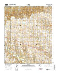 Muenster West Texas Current topographic map, 1:24000 scale, 7.5 X 7.5 Minute, Year 2016