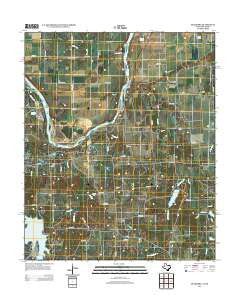 Mulberry Texas Historical topographic map, 1:24000 scale, 7.5 X 7.5 Minute, Year 2013