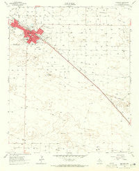 Muleshoe Texas Historical topographic map, 1:24000 scale, 7.5 X 7.5 Minute, Year 1962