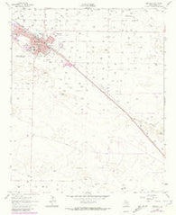 Muleshoe Texas Historical topographic map, 1:24000 scale, 7.5 X 7.5 Minute, Year 1962