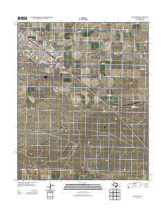Muleshoe Texas Historical topographic map, 1:24000 scale, 7.5 X 7.5 Minute, Year 2012