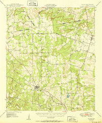 Mullin Texas Historical topographic map, 1:62500 scale, 15 X 15 Minute, Year 1950