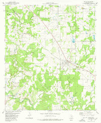 Mullin Texas Historical topographic map, 1:24000 scale, 7.5 X 7.5 Minute, Year 1980
