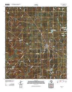 Mullin Texas Historical topographic map, 1:24000 scale, 7.5 X 7.5 Minute, Year 2010