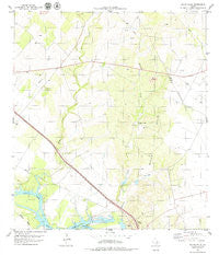 Mulos Hills Texas Historical topographic map, 1:24000 scale, 7.5 X 7.5 Minute, Year 1979