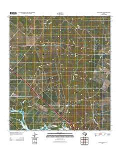 Mulos Hills Texas Historical topographic map, 1:24000 scale, 7.5 X 7.5 Minute, Year 2013