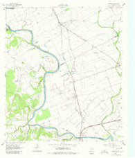 Mumford Texas Historical topographic map, 1:24000 scale, 7.5 X 7.5 Minute, Year 1961