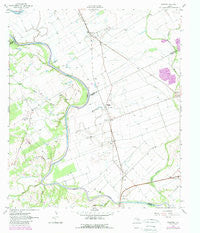 Mumford Texas Historical topographic map, 1:24000 scale, 7.5 X 7.5 Minute, Year 1961