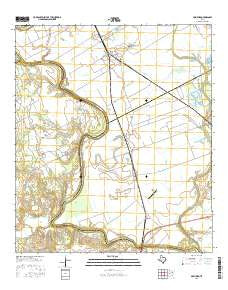Mumford Texas Current topographic map, 1:24000 scale, 7.5 X 7.5 Minute, Year 2016