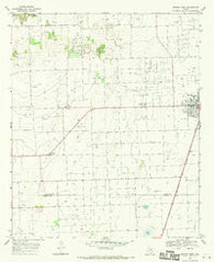 Munday West Texas Historical topographic map, 1:24000 scale, 7.5 X 7.5 Minute, Year 1968