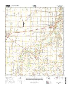 Munday East Texas Current topographic map, 1:24000 scale, 7.5 X 7.5 Minute, Year 2016