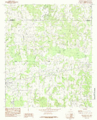Murchison East Texas Historical topographic map, 1:24000 scale, 7.5 X 7.5 Minute, Year 1984