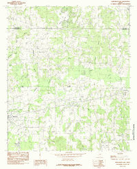 Murchison East Texas Historical topographic map, 1:24000 scale, 7.5 X 7.5 Minute, Year 1984